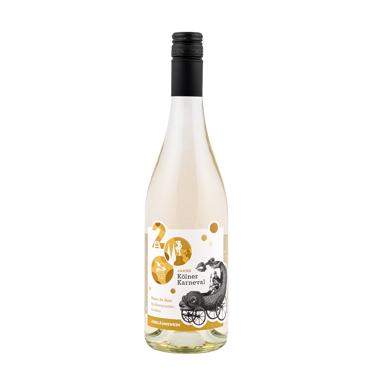 Kölner Karneval Jubiläumswein Blanc de Noir Qualitätswein trocken 2022